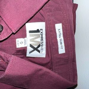 Express dress shirt purple